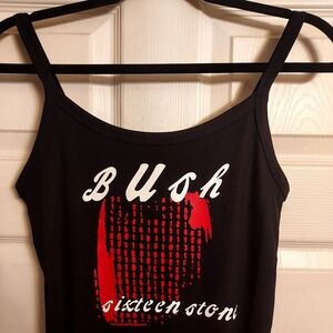 bush tank top bush band sixteen stone  crop top Bush Band Shirt Womens